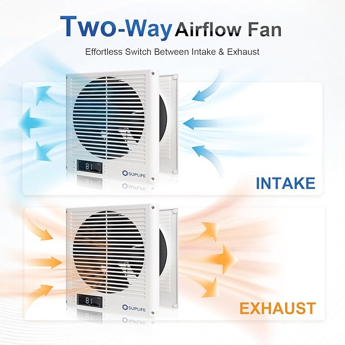 8" Room to Room Air Transfer Fan