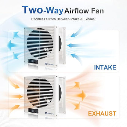 8" Room to Room Air Transfer Fan