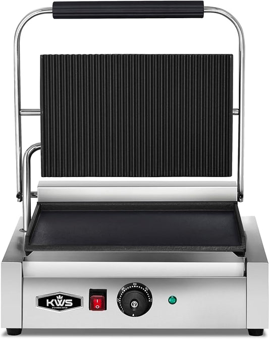 KWS PFM-17 1700W Electric Panini Press Maker