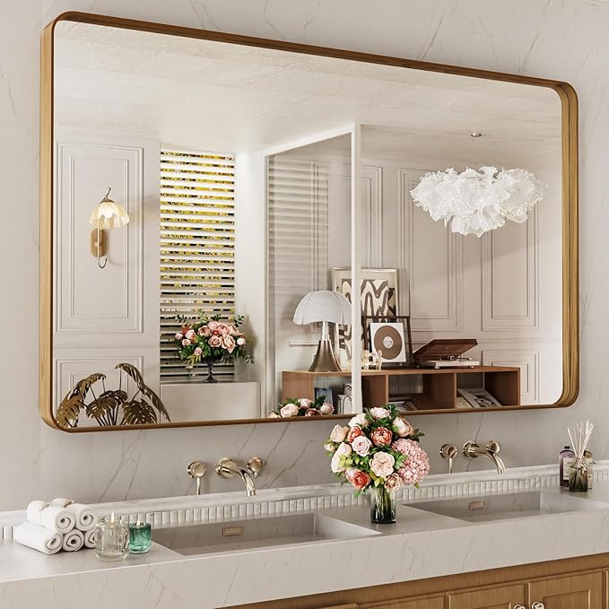 LOAAO 60X28 Inch Bathroom Mirror