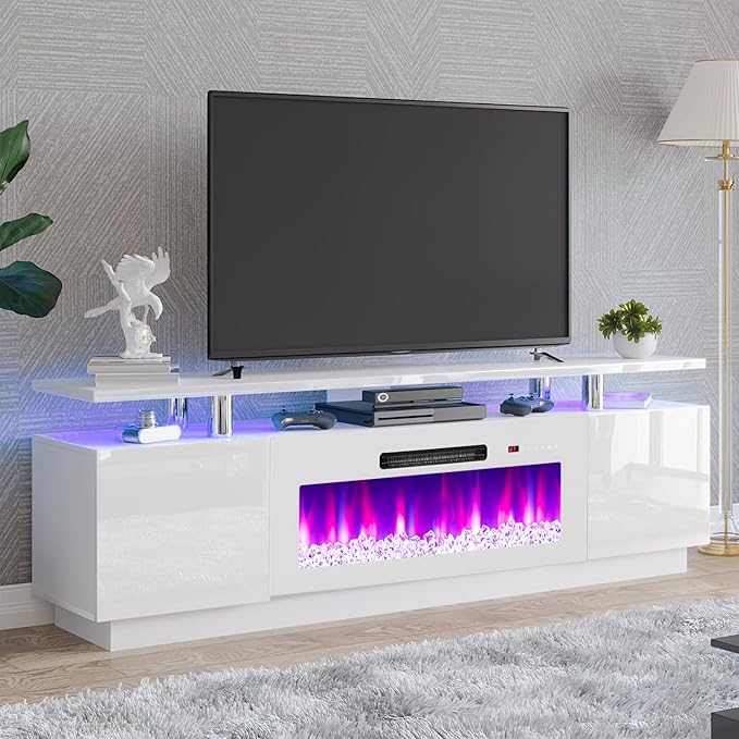 AMERLIFE Fireplace TV Stand