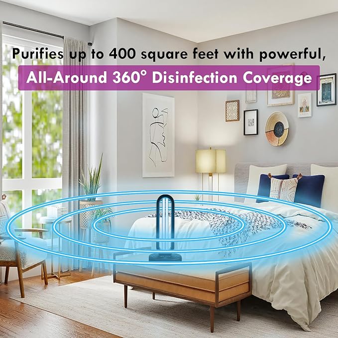 UVILIZER Tower - UV Light Sanitizer & Ultraviolet Lamp