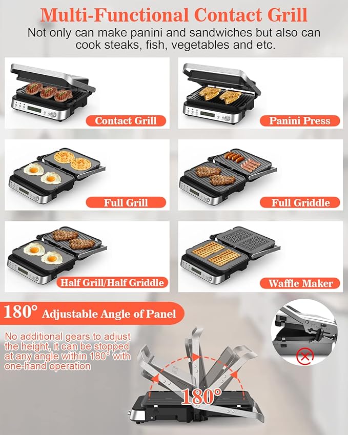 Panini Press Grill Sandwich Maker