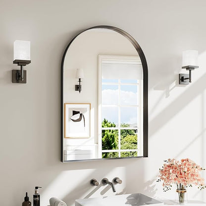 Arch Bathroom Mirror, Tempered Glass Decor Mirror
