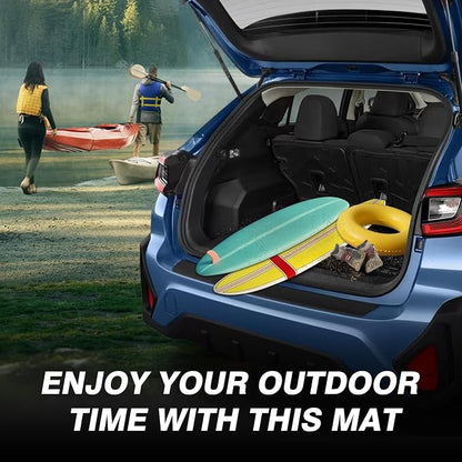 Powerty Cargo Mat Compatible for Subaru Crosstrek 2024 2025 2026 Accessories All Weather Cargo Liner TPE Rear Trunk Mat