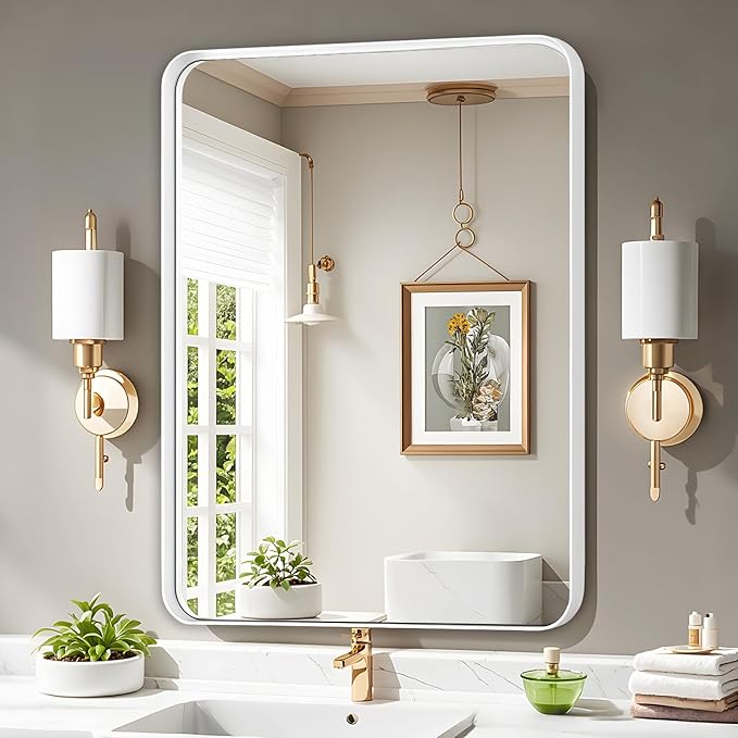 Fabuday Bathroom Mirror for Wall 30x22 Inch