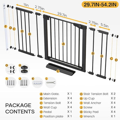 Cumbor 29.7-54.2" Wide Baby Gate