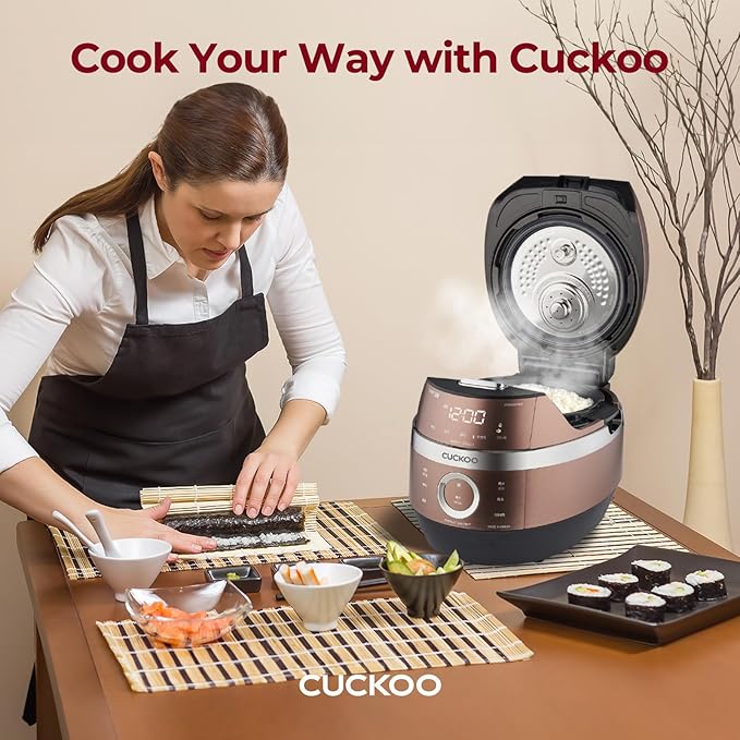 CUCKOO High Pressure Rice Cooker 6-Cup Uncooked / 12-Cup Cooked