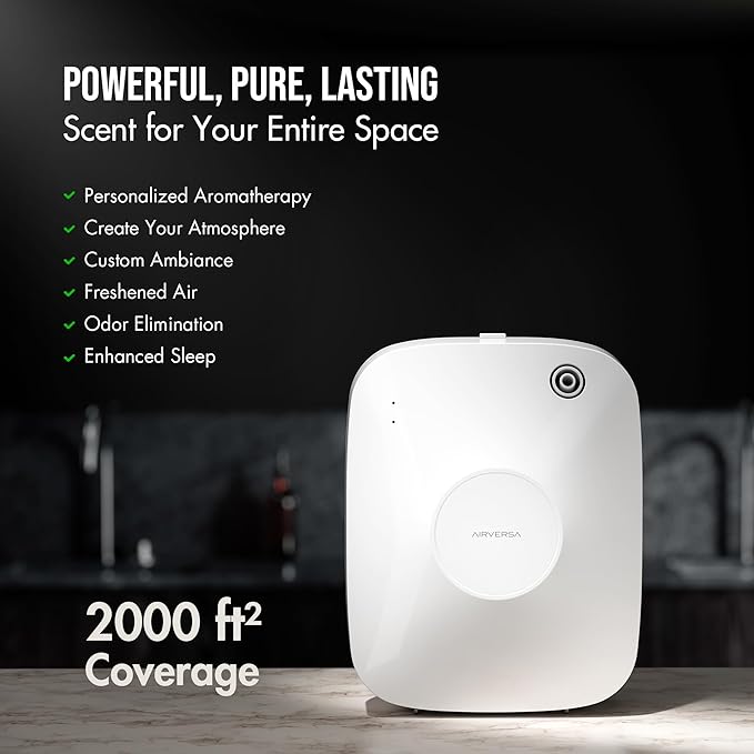Airversa Smart Waterless Essential Oil Diffuser Scent Air Machine