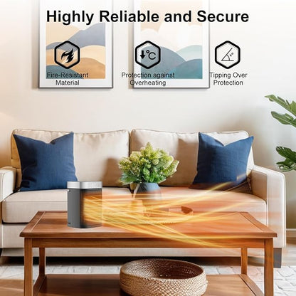 Small Portable Space Heater for Indoor Use