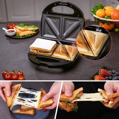 Aigostar 2in1 Sandwich Maker Panini Press Grill