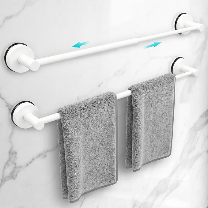 Adjustable Suction Cup Towel Bar