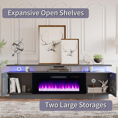 AMERLIFE Fireplace TV Stand