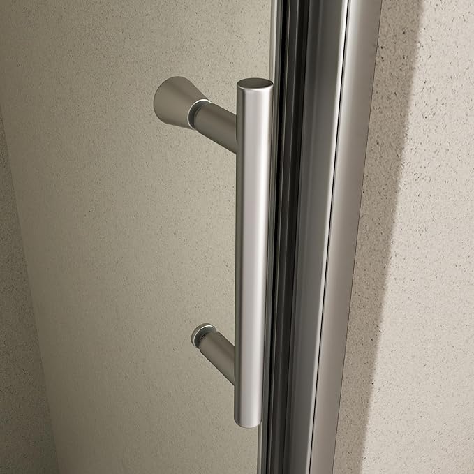 38-42" W x 71" H Pivot Swing Glass Shower Door, Pivot Frame Shower Door