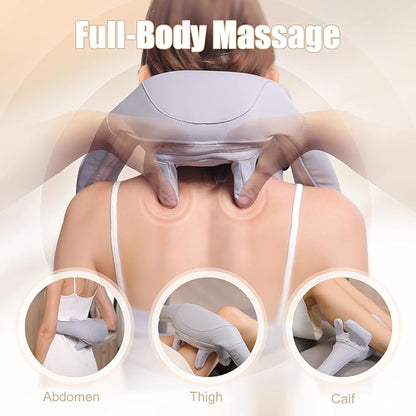 Electric Shiatsu Back and Neck Massager, Cordless Shoulder Massager