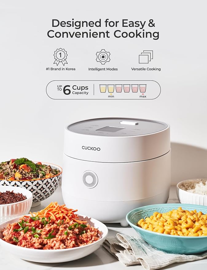 CUCKOO Micom Rice Cooker 6-Cup Uncooked / 12-Cup Cooked