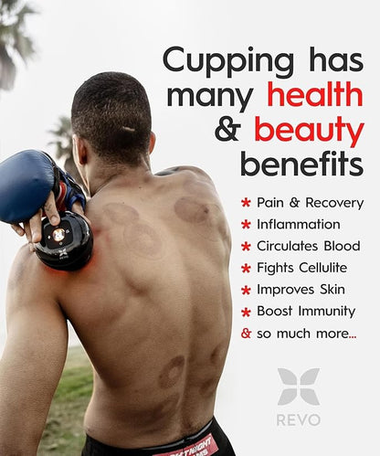REVO The Original 4-in-1 Smart Cupping Therapy Massager, Muscle Soreness