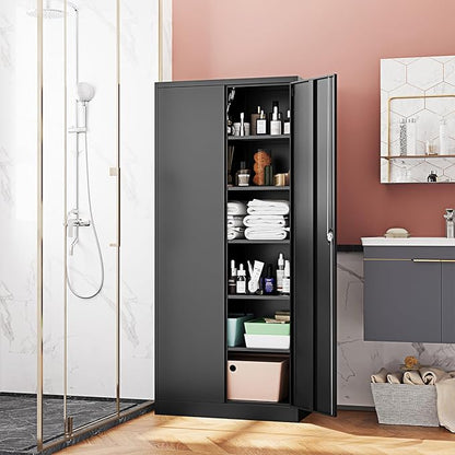 Metal Storage Cabinet-71” Tall Steel File Cabinets