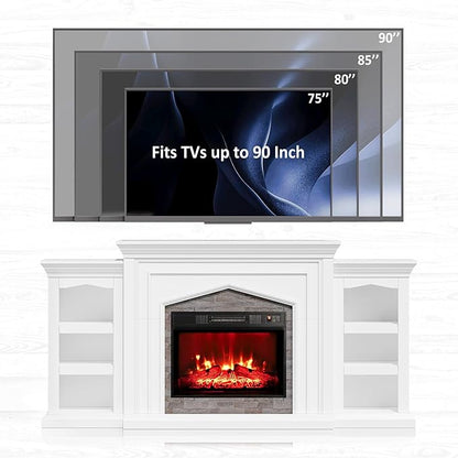 Naice 80" Electric Fireplace