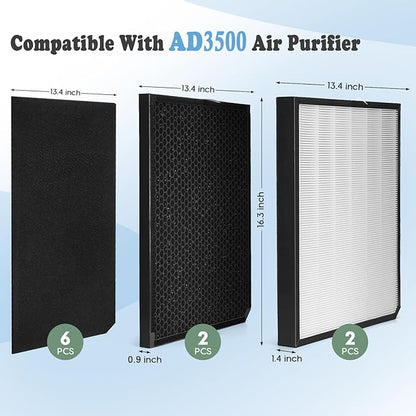 3500 Filter Replacement Set Compatible