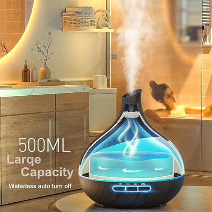 500ML Essential Oil Diffuser: Aroma Diffuser