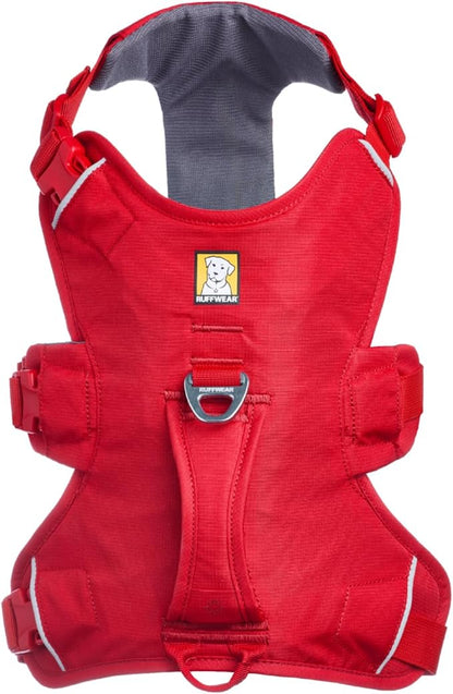 Ruffwear, Web Master, Multi-Use Support Dog Harness, Hiking and Trail Running, Service and Working, Everyday Wear, Red Canyon, XX-Small
