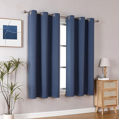 ChrisDowa Small Window Curtains 40 inches Long