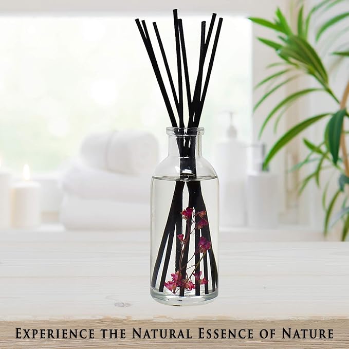 Urban Naturals Amber & Lavender Reed Diffuser Scented Sticks Set | Mind & Body
