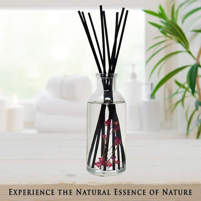 Urban Naturals Amber & Lavender Reed Diffuser Scented Sticks Set | Mind & Body