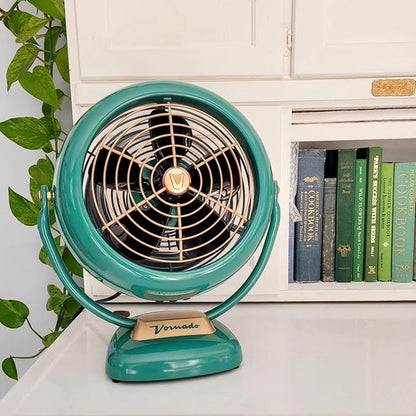 Vornado VFAN Vintage Air Circulator Fan, 3 Speeds, Metal Construction,