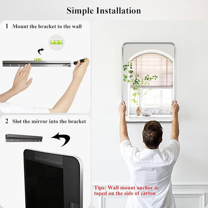 Fabuday Bathroom Mirror for Wall Mounted