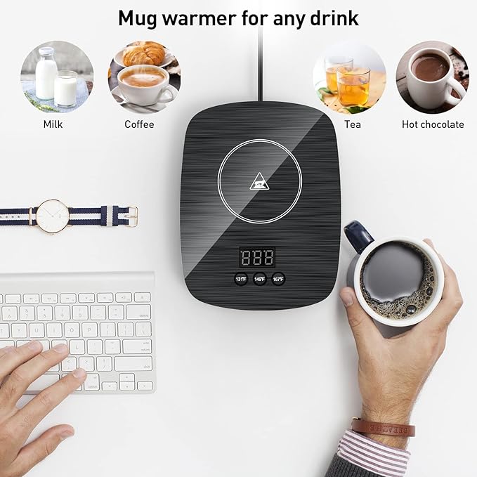 Mug Warmer, Coffee Warmer for Desk Office Home Use, Electric Cup Warmer