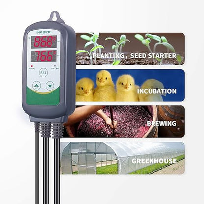 Inkbird WiFi ITC-308 Digital Temperature Controller Thermostat Remote