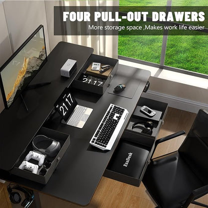48 * 30 Inches Electric Standing Widened Desk Adjustable Height