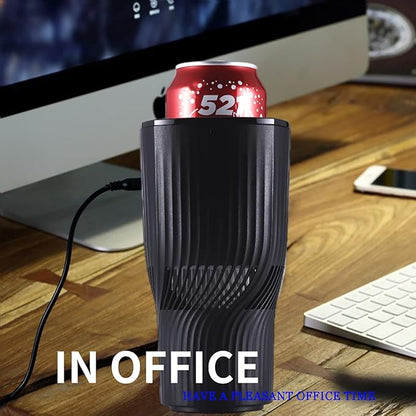 Car Cup Holder 2-in-1 Coffee Warmer Drink Cooler Smart Car Tumbler Holder Gift