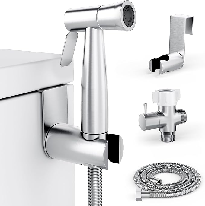 Purrfectzone Bidet Sprayer for Toilet, Handheld Sprayer Kit, Cloth Diaper