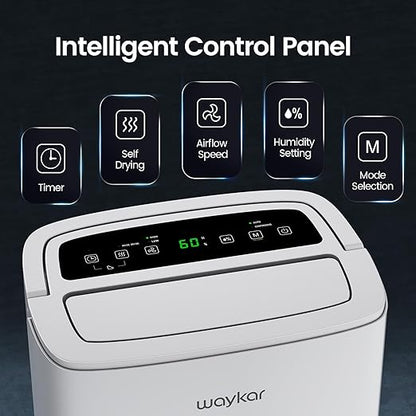 Waykar 120 Pints 2025 Energy Star Home Dehumidifier