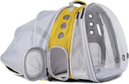 Dual Expandable Cat Backpack Carrier, Fit up to 20 lbs, Expandable Pet Carrier Backpack for Large Fat Cat and Small Puppy