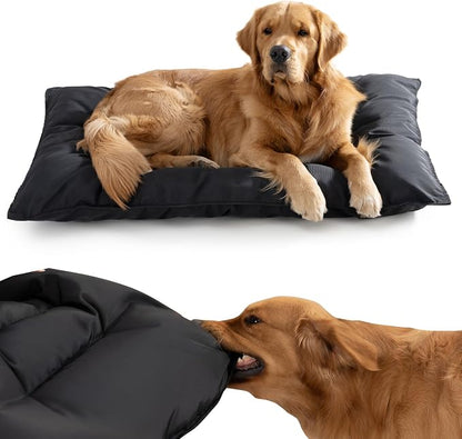 Chew Proof Indestructible Dog Bed,Large (28"x41") | Durable,for Aggressive Chewers,Tough,chew resistant, non chewable,Machine Washable & Waterproof,Indoor Outdoor