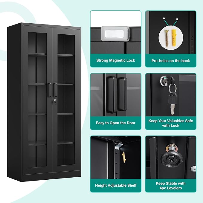 SISESOL Metal Storage Cabinet