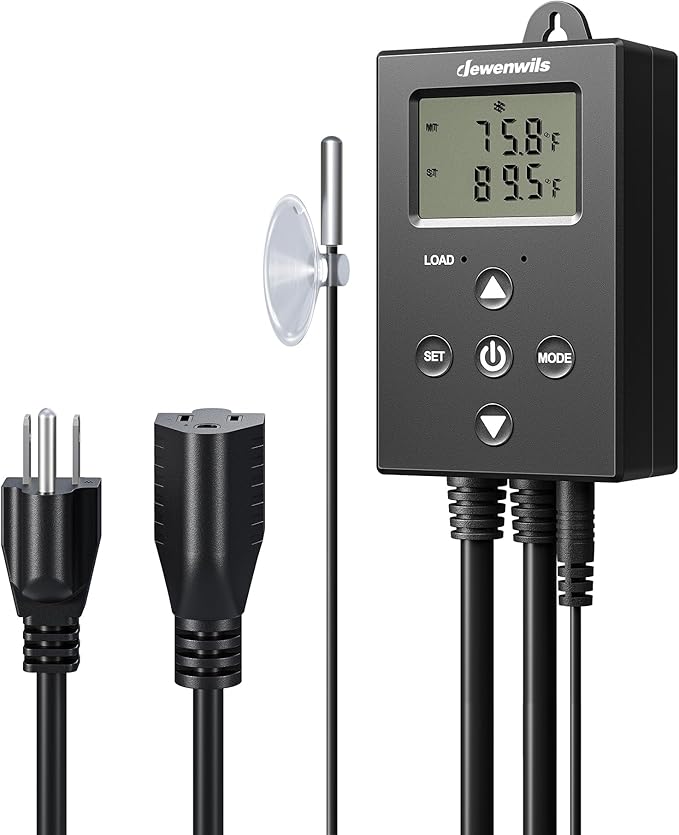 DEWENWILS Digital Temperature Controller Thermostat Outlet