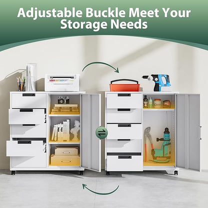 MIIIKO 5 Drawer Storage Cabinet