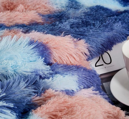 Fluffy Fur Reading Pillow for Adults & Kids Unisize, Stylish Back Pillow for Bed Sitting Up, Bed Chair Pillow with Arms, Adorable Gift for Teens, Bed Rest Sit Up Back Support Pillow