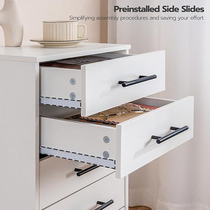 HOOBRO 7-Drawer File Cabinet, Wooden Office Cabinet