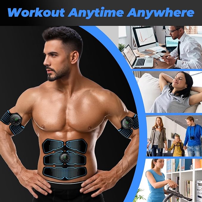 Muscle Stimulator for arms, Abdomen, Thighs and Buttocks - Body Control System