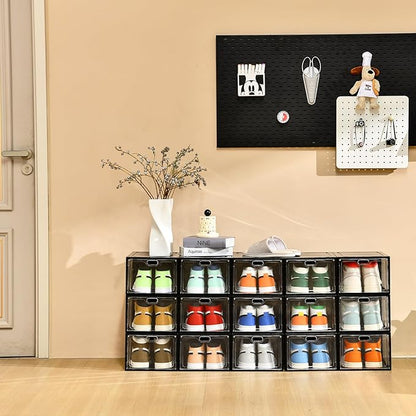 12 Pack Large Shoe Storage Box, Shoe Containers