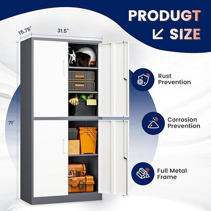 Yizosh Metal Storage Locking Cabinet