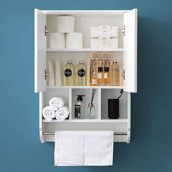 White Bathroom Wall Cabinet