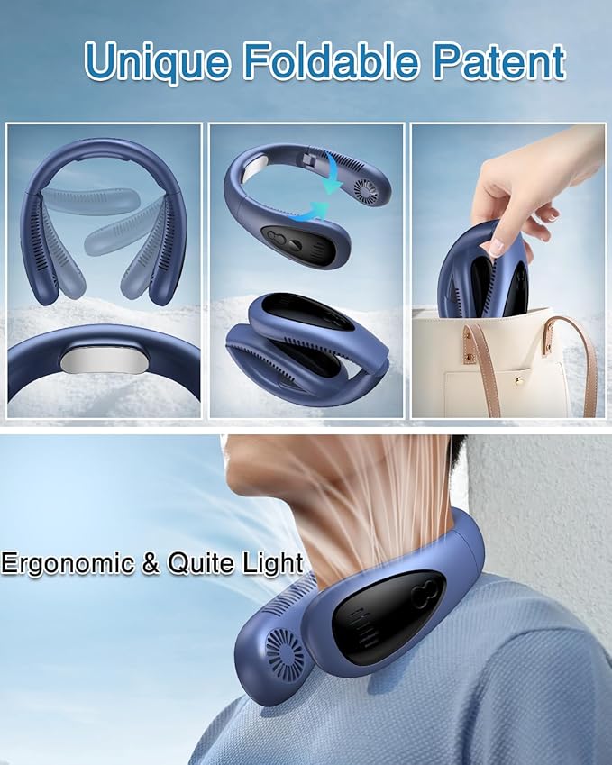 GAITIR Neck Air Conditioner, Portable Neck Fan
