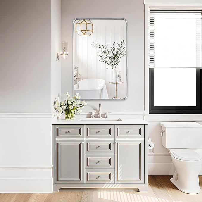 Fabuday Bathroom Wall Mirror Rectangle